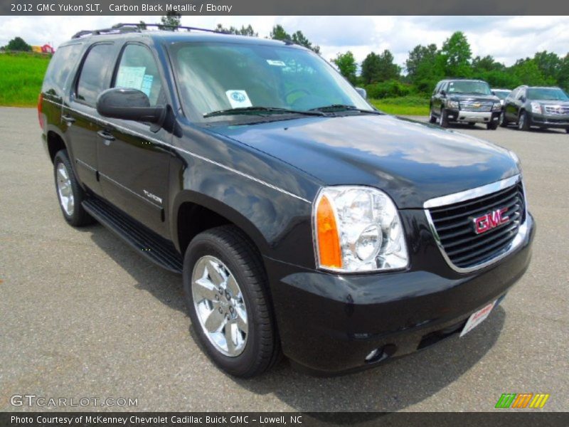 Carbon Black Metallic / Ebony 2012 GMC Yukon SLT