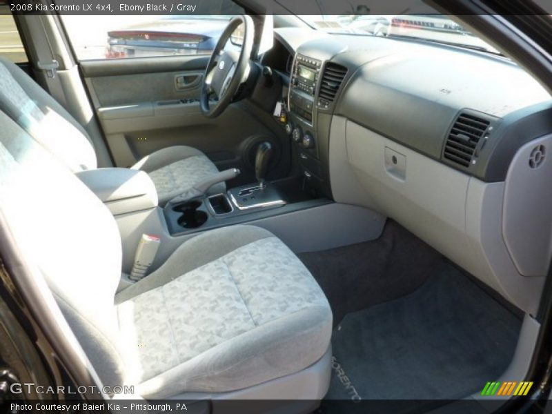Ebony Black / Gray 2008 Kia Sorento LX 4x4