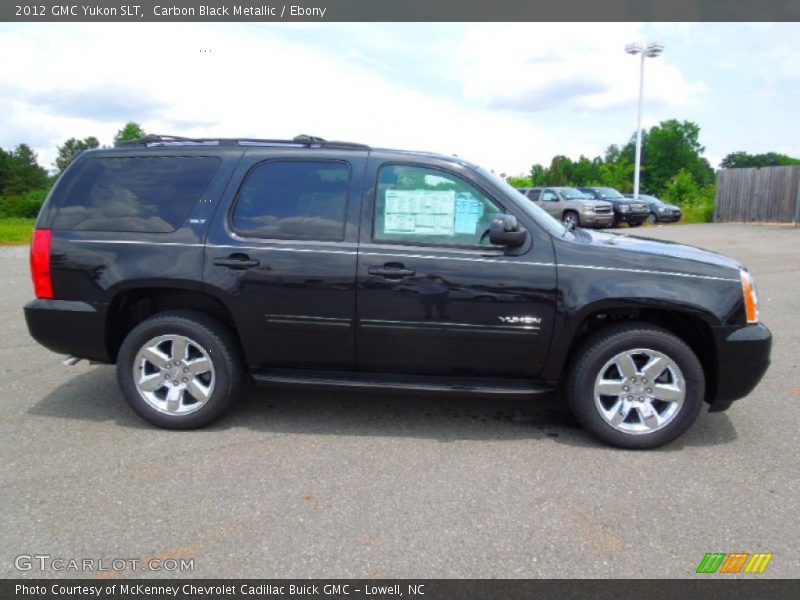 Carbon Black Metallic / Ebony 2012 GMC Yukon SLT