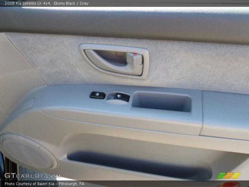 Ebony Black / Gray 2008 Kia Sorento LX 4x4
