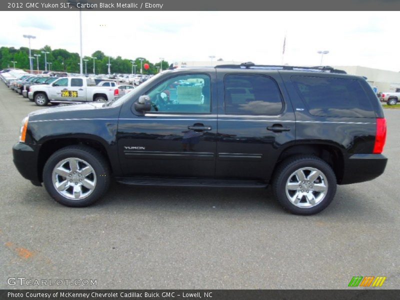 Carbon Black Metallic / Ebony 2012 GMC Yukon SLT