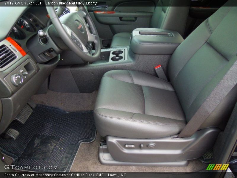 Carbon Black Metallic / Ebony 2012 GMC Yukon SLT