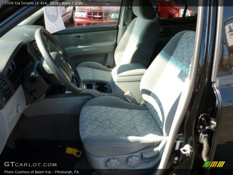 Ebony Black / Gray 2008 Kia Sorento LX 4x4