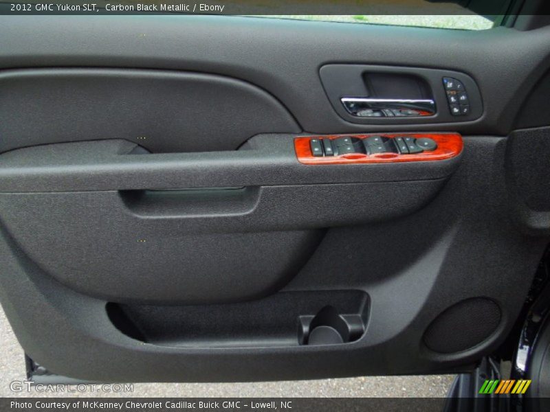 Carbon Black Metallic / Ebony 2012 GMC Yukon SLT