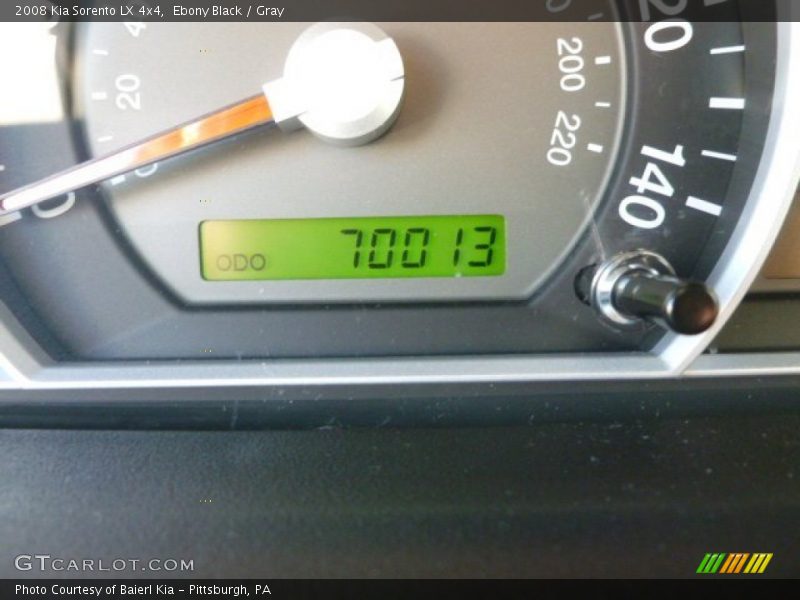 Ebony Black / Gray 2008 Kia Sorento LX 4x4