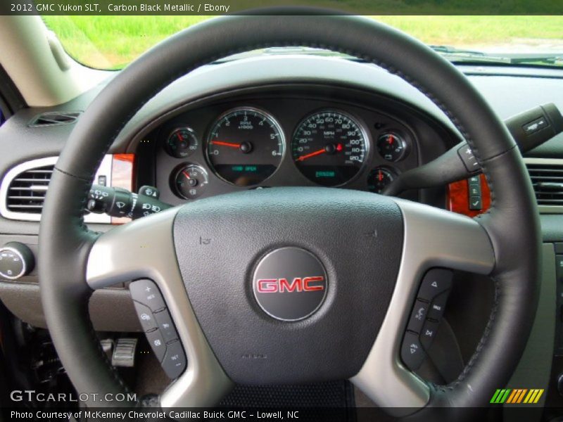 Carbon Black Metallic / Ebony 2012 GMC Yukon SLT