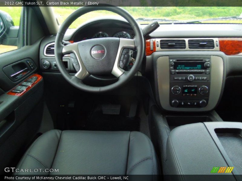Carbon Black Metallic / Ebony 2012 GMC Yukon SLT