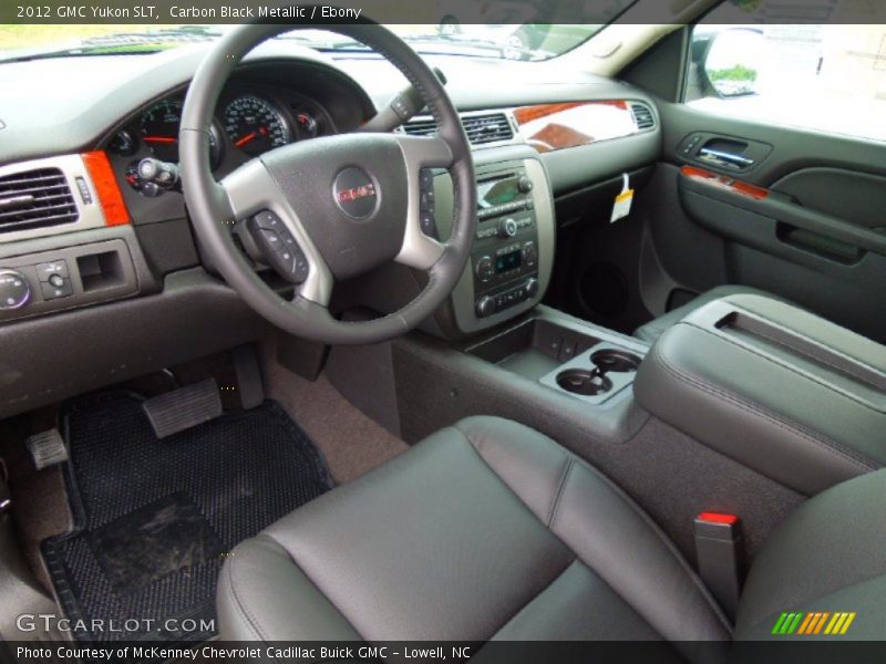 Carbon Black Metallic / Ebony 2012 GMC Yukon SLT
