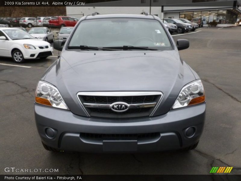 Alpine Gray / Gray 2009 Kia Sorento LX 4x4