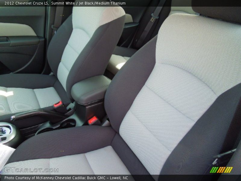 Summit White / Jet Black/Medium Titanium 2012 Chevrolet Cruze LS