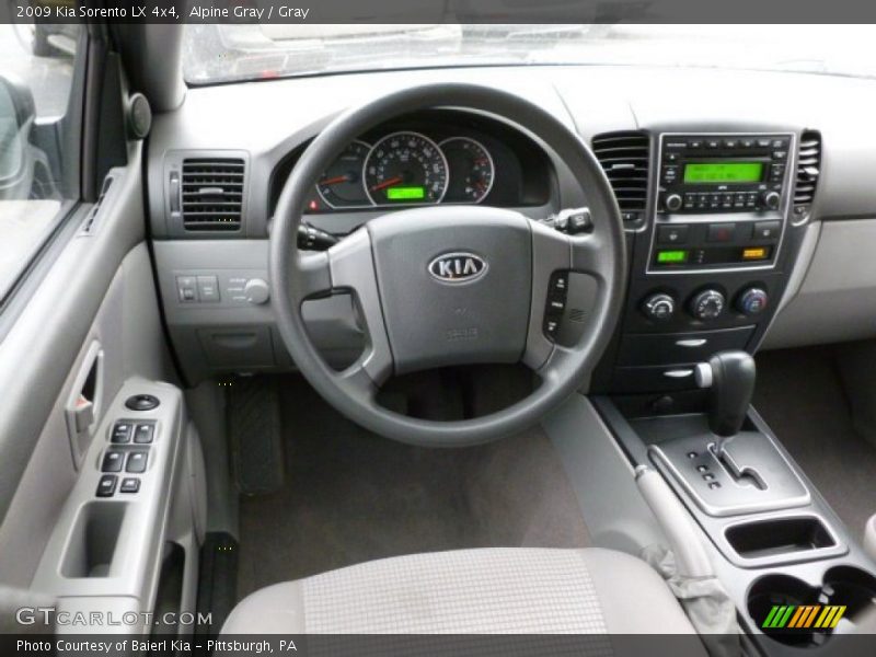 Alpine Gray / Gray 2009 Kia Sorento LX 4x4
