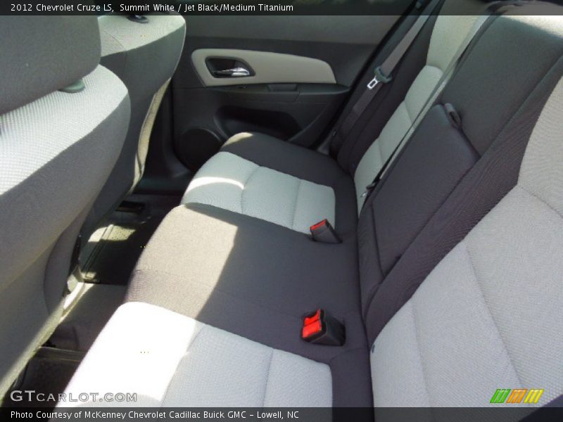 Summit White / Jet Black/Medium Titanium 2012 Chevrolet Cruze LS