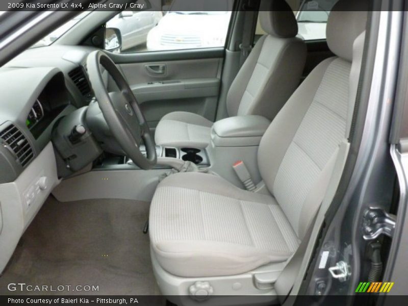 Alpine Gray / Gray 2009 Kia Sorento LX 4x4