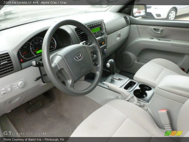 Alpine Gray / Gray 2009 Kia Sorento LX 4x4