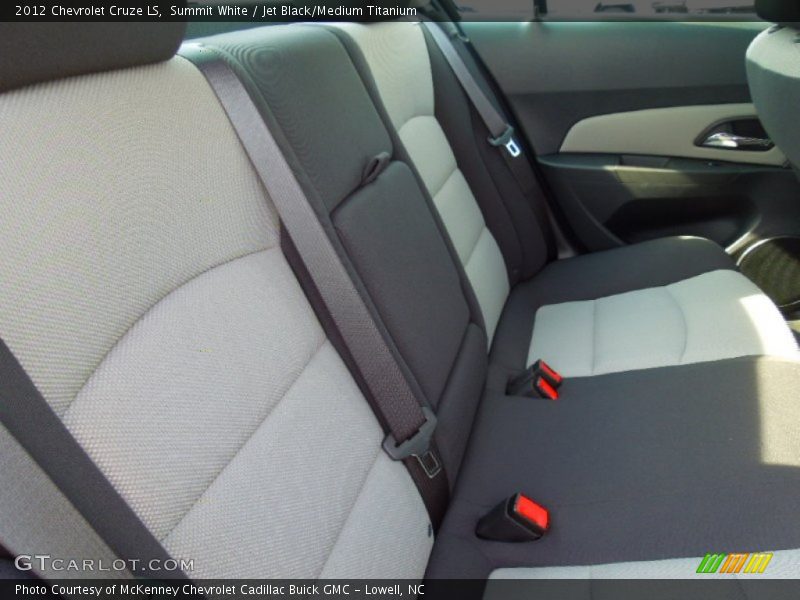 Summit White / Jet Black/Medium Titanium 2012 Chevrolet Cruze LS