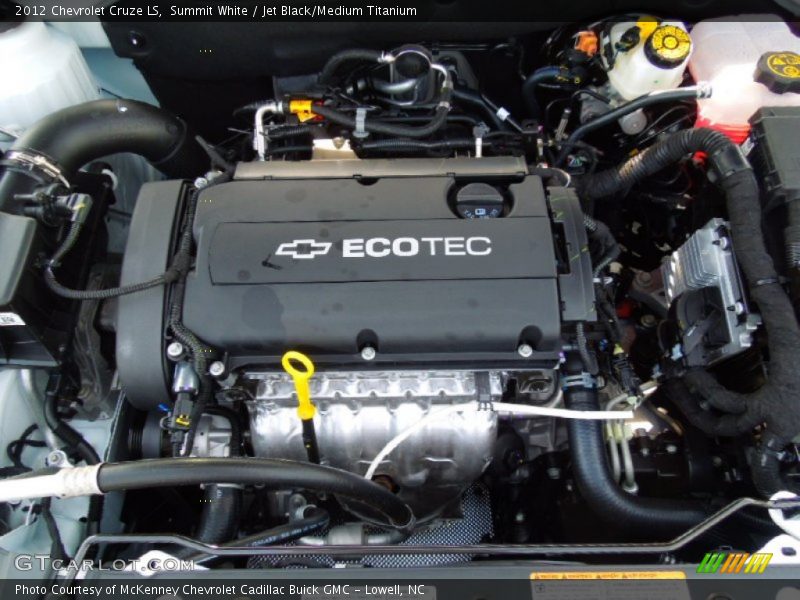 Summit White / Jet Black/Medium Titanium 2012 Chevrolet Cruze LS