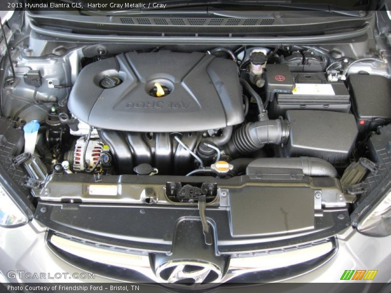 Harbor Gray Metallic / Gray 2013 Hyundai Elantra GLS