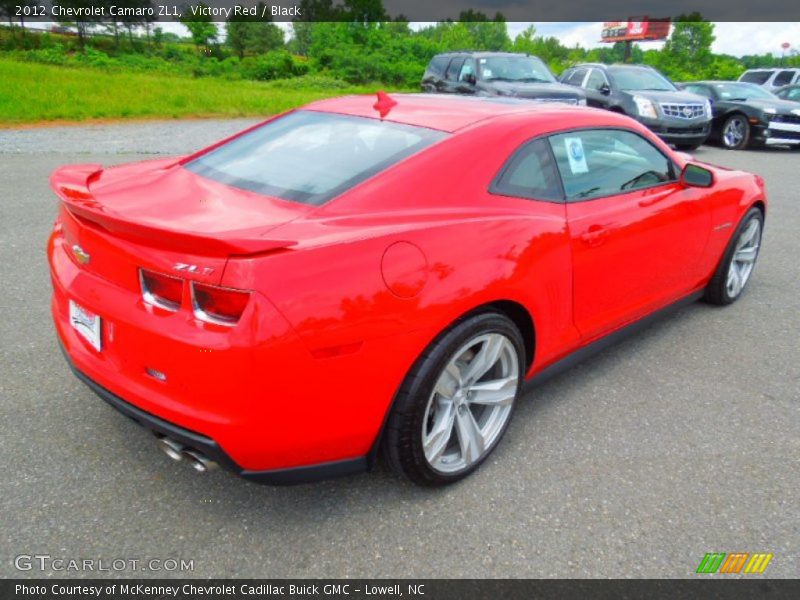 Victory Red / Black 2012 Chevrolet Camaro ZL1