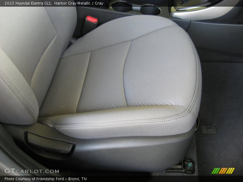 Harbor Gray Metallic / Gray 2013 Hyundai Elantra GLS