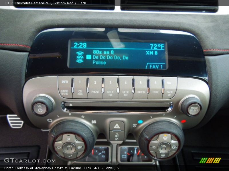 Controls of 2012 Camaro ZL1