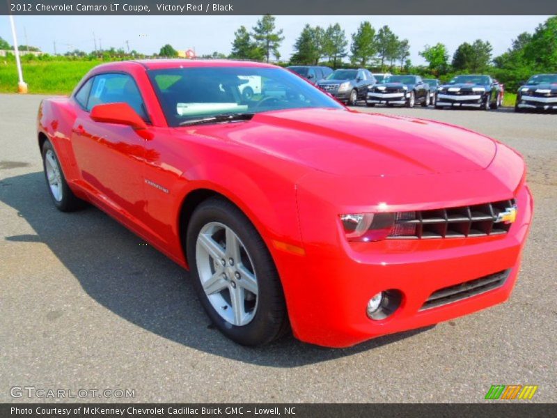 Victory Red / Black 2012 Chevrolet Camaro LT Coupe