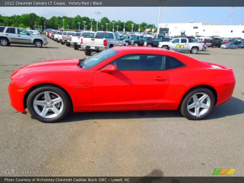 Victory Red / Black 2012 Chevrolet Camaro LT Coupe