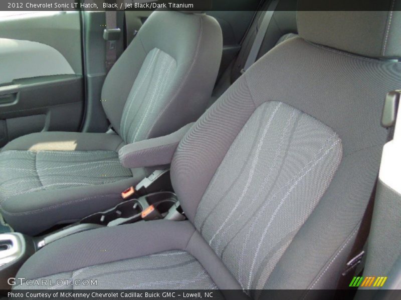 Black / Jet Black/Dark Titanium 2012 Chevrolet Sonic LT Hatch