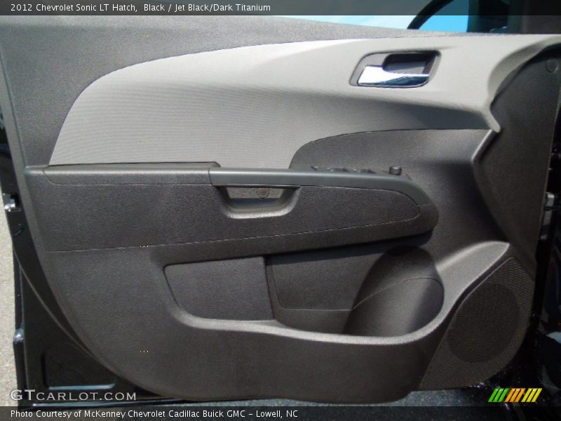Black / Jet Black/Dark Titanium 2012 Chevrolet Sonic LT Hatch