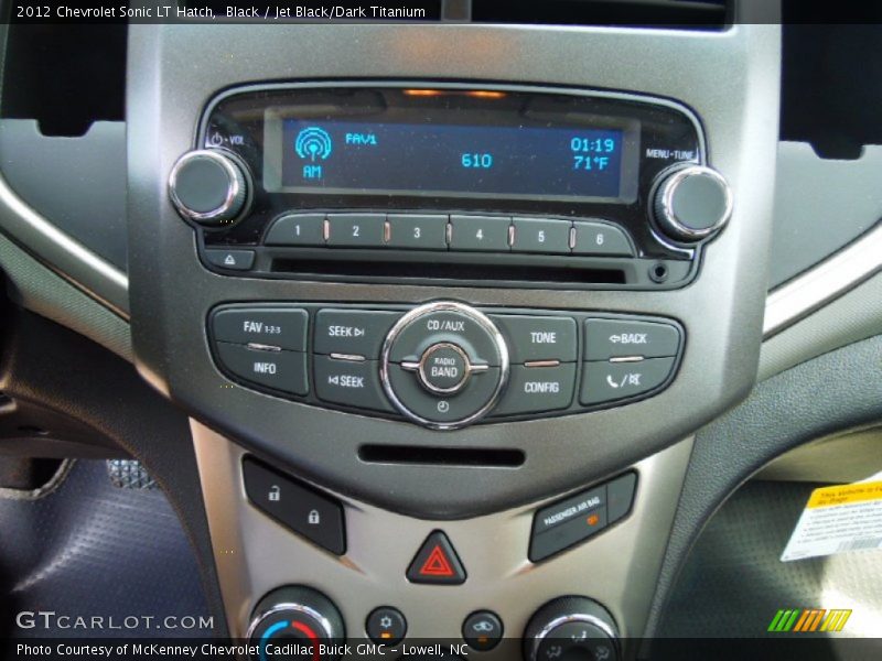 Controls of 2012 Sonic LT Hatch