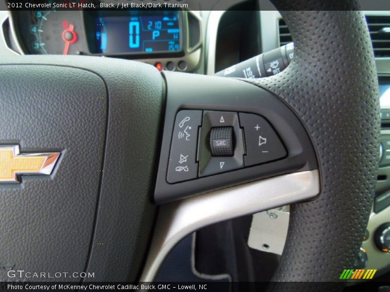 Black / Jet Black/Dark Titanium 2012 Chevrolet Sonic LT Hatch