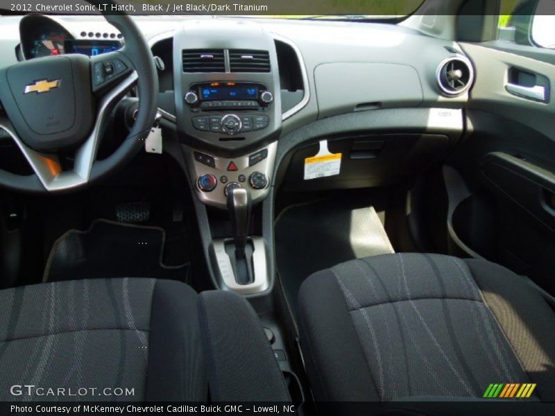 Black / Jet Black/Dark Titanium 2012 Chevrolet Sonic LT Hatch