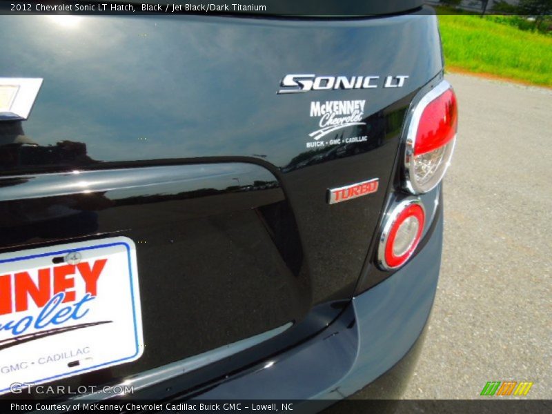 Black / Jet Black/Dark Titanium 2012 Chevrolet Sonic LT Hatch