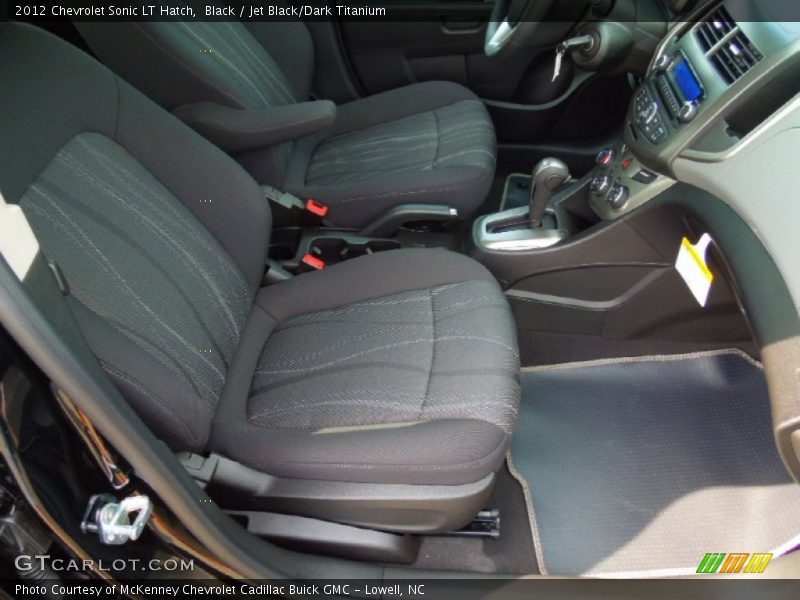 Black / Jet Black/Dark Titanium 2012 Chevrolet Sonic LT Hatch