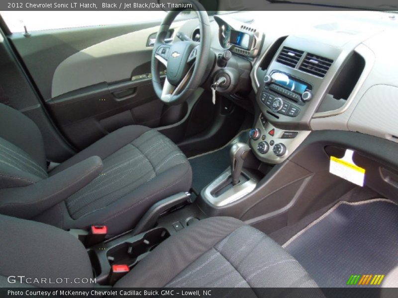Black / Jet Black/Dark Titanium 2012 Chevrolet Sonic LT Hatch