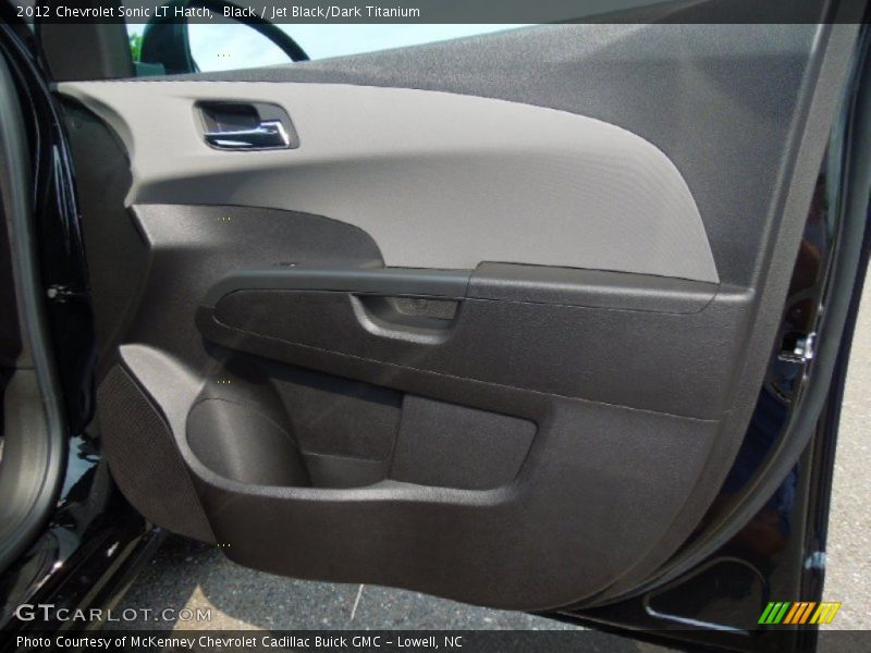Black / Jet Black/Dark Titanium 2012 Chevrolet Sonic LT Hatch