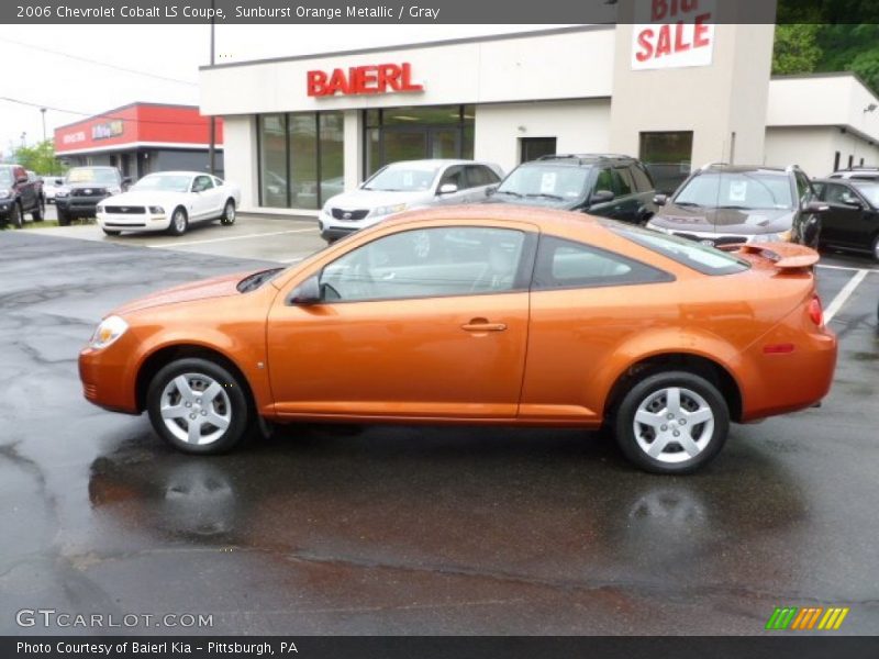 Sunburst Orange Metallic / Gray 2006 Chevrolet Cobalt LS Coupe