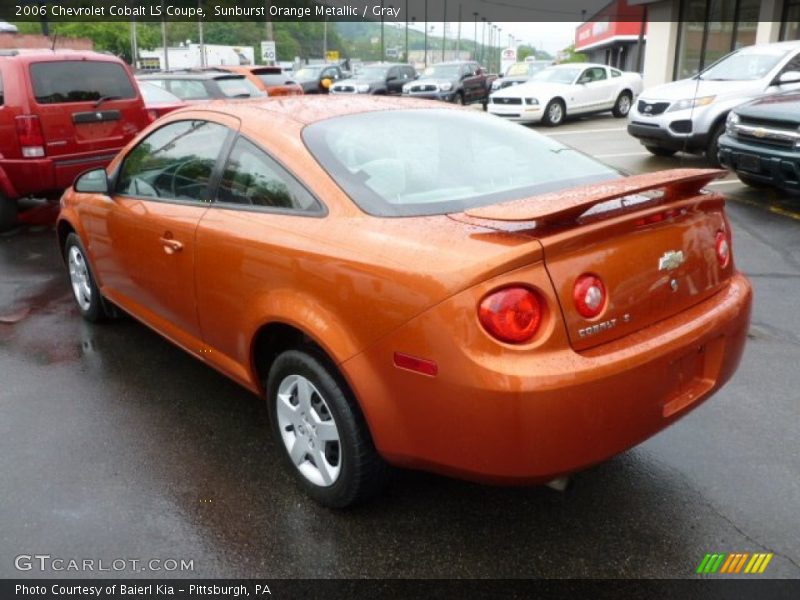 Sunburst Orange Metallic / Gray 2006 Chevrolet Cobalt LS Coupe