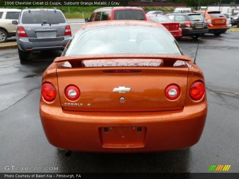 Sunburst Orange Metallic / Gray 2006 Chevrolet Cobalt LS Coupe
