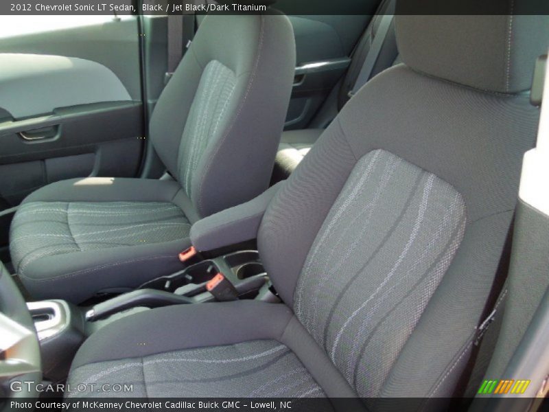 Black / Jet Black/Dark Titanium 2012 Chevrolet Sonic LT Sedan
