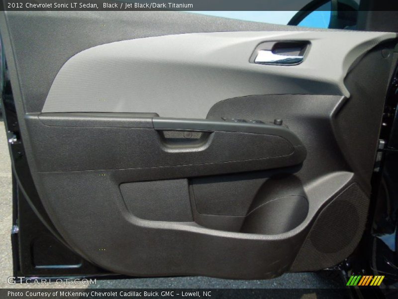Black / Jet Black/Dark Titanium 2012 Chevrolet Sonic LT Sedan