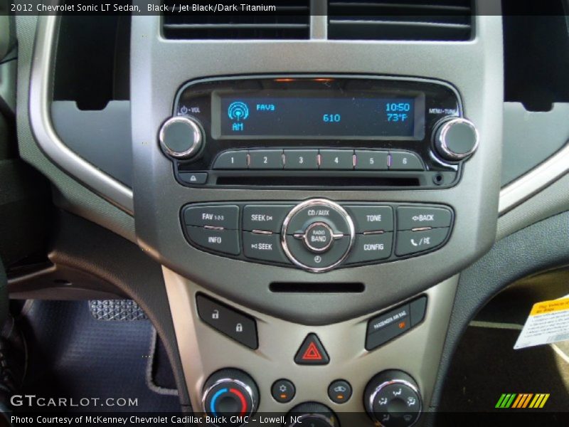 Black / Jet Black/Dark Titanium 2012 Chevrolet Sonic LT Sedan