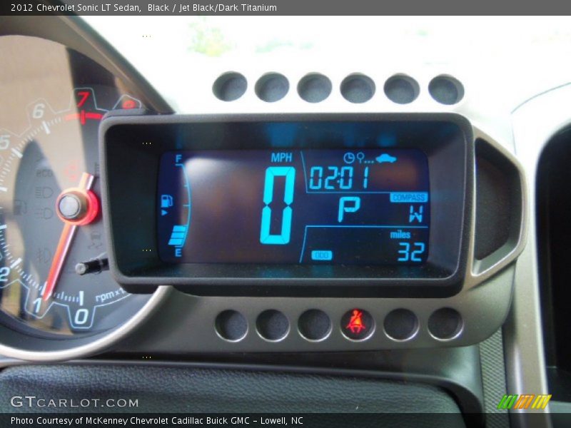 Black / Jet Black/Dark Titanium 2012 Chevrolet Sonic LT Sedan