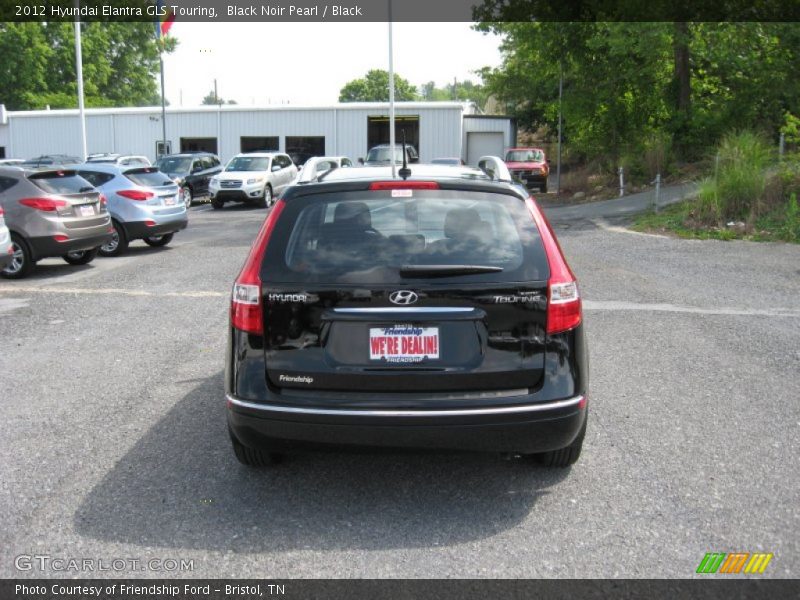 Black Noir Pearl / Black 2012 Hyundai Elantra GLS Touring