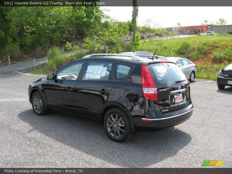 Black Noir Pearl / Black 2012 Hyundai Elantra GLS Touring