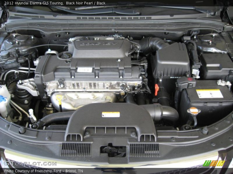 Black Noir Pearl / Black 2012 Hyundai Elantra GLS Touring