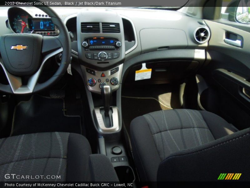Black / Jet Black/Dark Titanium 2012 Chevrolet Sonic LT Sedan