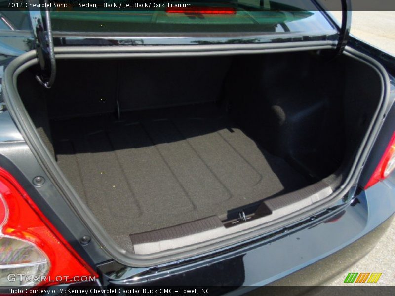 Black / Jet Black/Dark Titanium 2012 Chevrolet Sonic LT Sedan