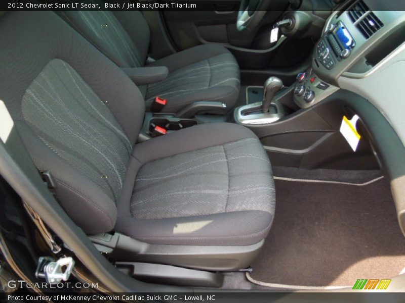 Black / Jet Black/Dark Titanium 2012 Chevrolet Sonic LT Sedan