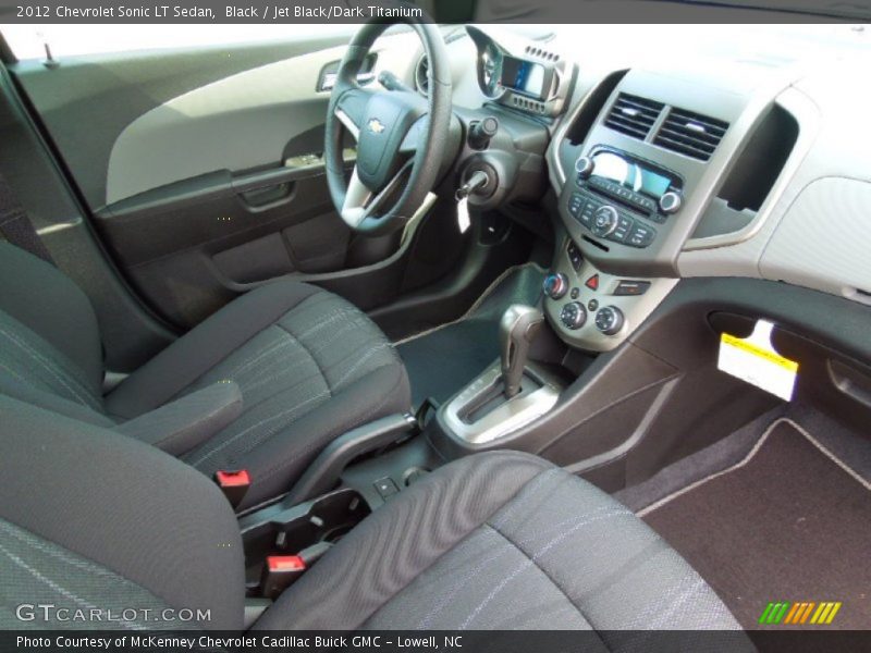 Black / Jet Black/Dark Titanium 2012 Chevrolet Sonic LT Sedan