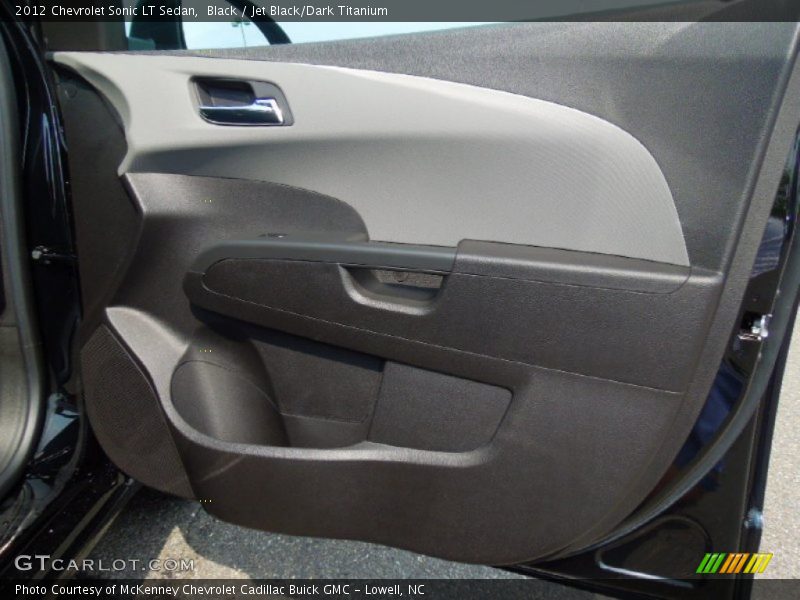 Black / Jet Black/Dark Titanium 2012 Chevrolet Sonic LT Sedan